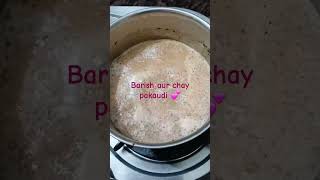 barish aur Chay pakaudi 💕 youtubeshorts explore food explorepage fy foryou fyp [upl. by Pascale10]