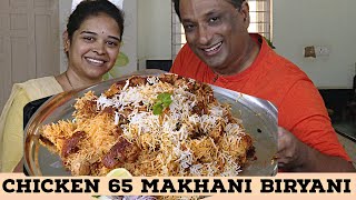 Chicken Biryani  65 Makhani Chicken Biryani  Spl Biryani with Hyderabadi Dilkush Bakery Sweet [upl. by Leirea462]