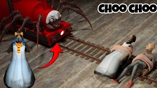 Choo Choo Charles VS Granny Grandpa  Funny Animation 🤣 New Version [upl. by Jariah]