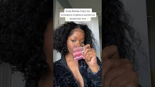 trying Sephora Collection outrageous plumping lip glosses on dark skin [upl. by Morehouse]