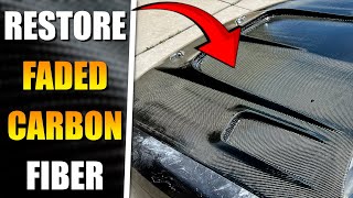 How To Restore a Faded Carbon Fiber Hood [upl. by Hyman]