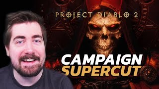 Diablo 2 with PoE Endgame  Project D2 campaign supercut [upl. by Arakaj]