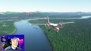 AMAZING ALASKA  B737700 Twin Otter amp H125 Helicopter  sydsquadron [upl. by Eletnahs]