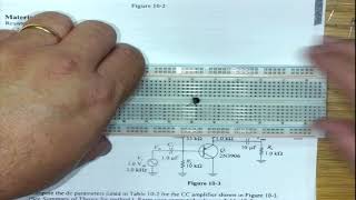 HOW TO CONNECT THE COMMON COLLECTOR AMPLIFIER ON BREADBOARD [upl. by Ullman]