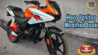 Hero Ignitor Modified look  Ignitor Bike Full Modified  Bike Lovers [upl. by Sugirdor89]