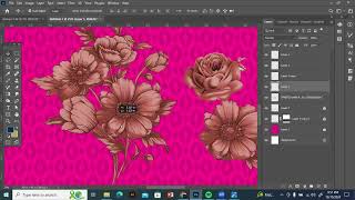 session 1 class Back Designing shirt for textile designing in adobe photoshop online zoom class [upl. by Dorice]