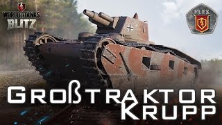 Обзор Großtraktor  Krupp World of Tanks Blitz [upl. by Mellen93]