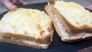 CROQUE MONSIEUR SANDWICH  FoodVlogger [upl. by Guss156]