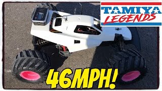 Tamiya Mad Bull GPS Speed Runs [upl. by Sirromed670]