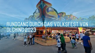 Volksfest Olching Rundgang 2023 [upl. by Molohs]