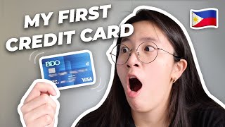 💳 How I got a Credit Card as a Student Philippines  Credit Cards for Beginners  BDO Visa Classic [upl. by Sherrer511]