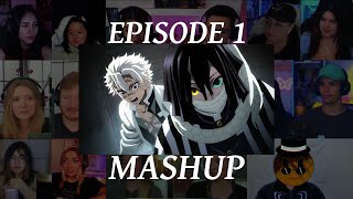 FIRST EPISODE STARTS Demon Slayer Season 4 Episode 1  Reaction Mashup  Byte 2 [upl. by Nightingale320]