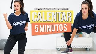 Calentar con 5 minutos de cardio  IDEAL PARA ANTES DE ENTRENAR [upl. by Garey229]