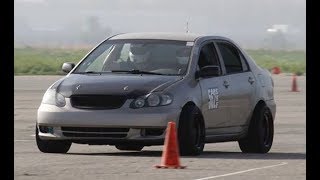 Supercharged amp Gutted 2003 Toyota Corolla Track Toy  One Take [upl. by Anibur255]