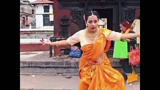 Viral Ashika Tamang Bharat Natyam classical dance gardai viralvideo ashikatamang viralnepalfyp [upl. by Akiemahs]