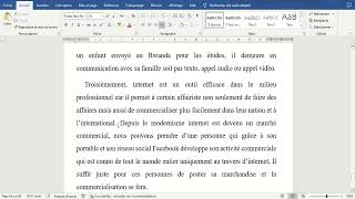 Cours dissertation Texte argumentatif et correction niveau 1er terminal Bac GAB CI SEN [upl. by Sedecrem]