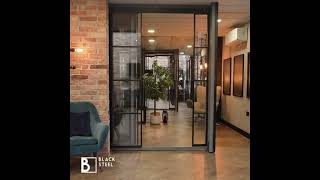 BiFolding Doors  Black Steel Doors [upl. by Nayar]