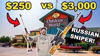 1v1 CHEAP vs EXPENSIVE Bass Pro Shops CHALLENGE [upl. by Ylellan]