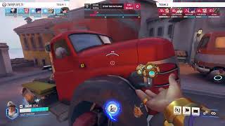 GM open Q blowout Ram gameplay by KLUSTENATOR — Overwatch 2 Replay CJ1S1Z [upl. by Gnol]