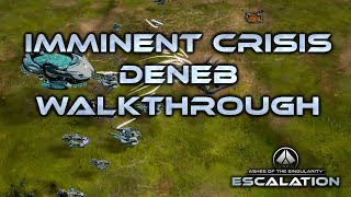 Ashes of the Singularity Escalation Deneb walkthrough Imminent Crisis campaign [upl. by Aenet]