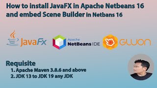 How to install JavaFX in Apache Netbeans and embed JavaFX Scene Builder [upl. by Huang]