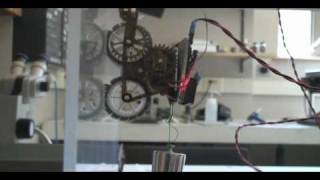 WaalE  Wheeled Climbing Robot Using BioInspired Fibrillar Adhesive [upl. by Enamrahs544]