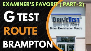 Updated G Test Route Brampton Part 2  Essential Driving Tips For lesson call 4377553035 [upl. by Rodrick]