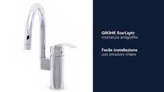 GROHE Eurosmart  Rubinetto da cucina con bocca a U [upl. by Narok534]