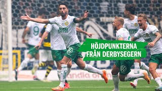 HÖJDPUNKTER  Hammarby 42 AIK  Magiska baljor gav derbyseger [upl. by Htiffirg]