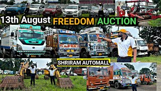 Shriram Automall 13 AUGUST FREEDOM AUCTION🇮🇳CARSTRUCKJCBBUSVAN  Starting From₹50000 [upl. by Kendrick685]