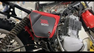 Part 5 1979 Honda XR500 rebuild  Restoration [upl. by Adnohsat]