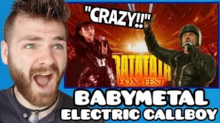 British Guy Reacts to BABYMETAL x ElectricCallboy quotRATATATAquot  OFFICIAL LIVE MUSIC VIDEO  REACTION [upl. by Malcom]