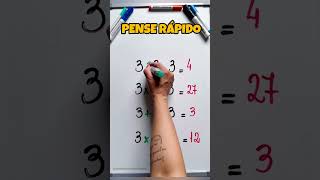 🔥PENSE RÁPIDO 🔥 matematica raciciniologico raciociniologicoparaconcurso aulas [upl. by Haeluj]