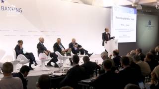 ECB Forum 2015 Panel P Praet W Buiter M Carney D Snower L H Summers [upl. by Ilonka]