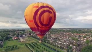 Spectaculaire dronebeelden van een opstijgende luchtballon [upl. by Kravits733]