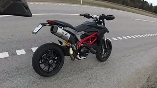 Ducati Hypermotard 821 Termignoni  0200 kmh [upl. by Flanigan]