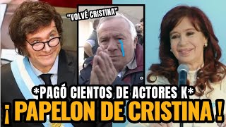 VELORIO EN LA REAPARICIÓN DE CRISTINA ¡PAGÓ EXTRAS PARA LLORAR [upl. by Jona]