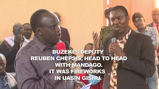 BUZEKIS DEPUTY REUBEN CHEPSIS GO HEAD TO HEAD WITH MANDAGO IT WAS FIREWORKS [upl. by Aharon]