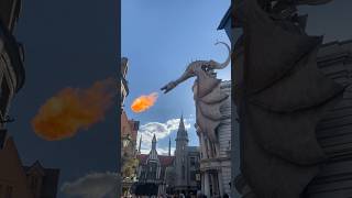 The Wizarding World of Harry Potter  Diagon Alley Universal Studios Orlando Fl Gringotts dragon [upl. by Conrade565]