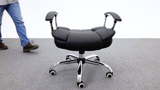 SONGMICS Office Chair Assembly OBG57B [upl. by Lladnik]