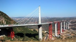 Launching the Millau Viaducts Bridge Deck Sections  Enerpac Heavy Lifting Technology [upl. by Yelwar]