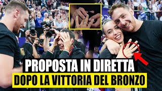 PROPOSTA DI MATRIMONIO ALLE OLIMPIADI PER ALESSIA MAURELLI DOPO IL BRONZO quotSEI PAZZOquot [upl. by Banerjee]