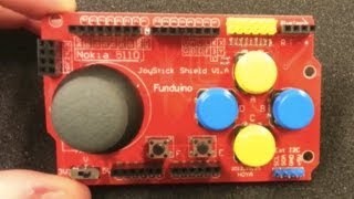 Funduino Joystick Shield Review [upl. by Timms735]