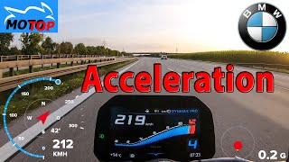 BMW S1000R 2021  ACCELERATION  GPS measured [upl. by Safir353]