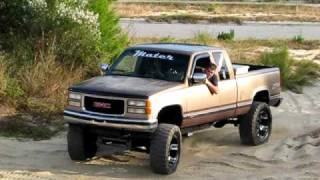 GMC 1500 Runnin Up a sand hill  Mater Chevy [upl. by Idac]