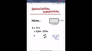 Dezimalzahlen multiplizieren mathe abi Shorts Viral mathetrick MatheArbeit MatheTipps leicht [upl. by Hale]