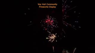 Voe Hall Community Fireworks Display [upl. by Ytsirhc331]