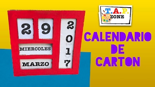 Como hacer un calendario  TAP ZONE [upl. by Talich32]