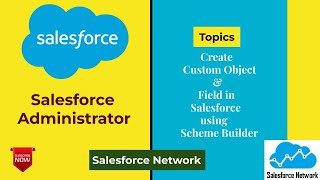 Create Custom Object and Field in Salesforce using Schema Builder [upl. by Cates372]