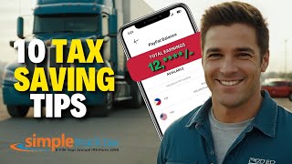 10 Tax Saving Tips for Truckers in the USA  Simple Truck Tax  Efile Form 2290 [upl. by Alexander]